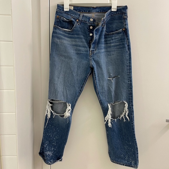 Distressed LEVIS! - Picture 1 of 4